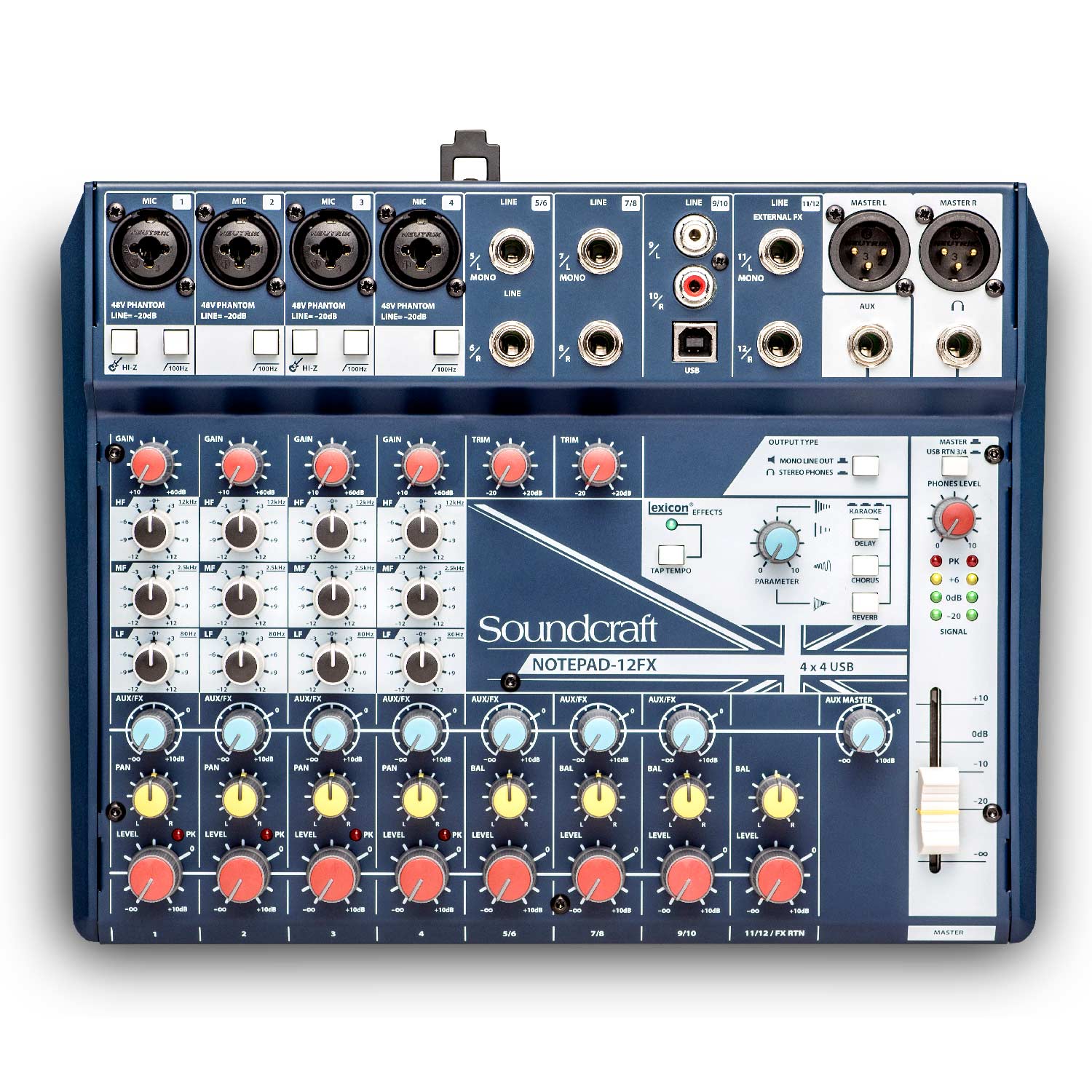 Soundcraft Notepad-12FX - Mezcladora Compacta con USB y Efectos Lexicon Soundcraft Notepad-12FX - Mezcladora Compacta con USB y Efectos Lexicon