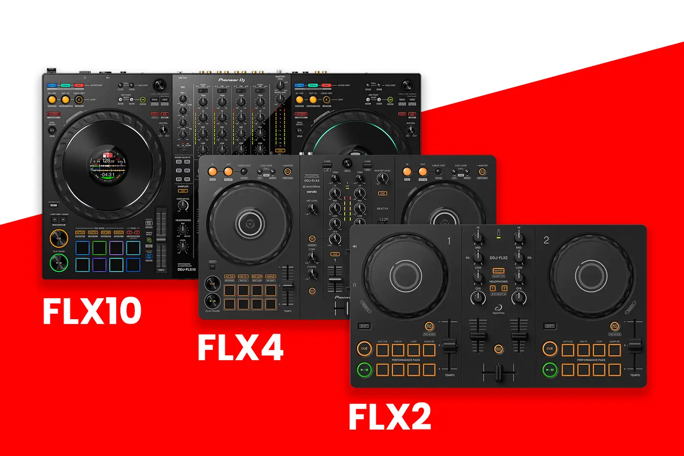 Comparativa: DDJ-FLX2 vs DDJ-FLX4 vs DDJ-FLX10 – ¿Cuál es el indicado para ti? 1 Comparativa: DDJ-FLX2 vs DDJ-FLX4 vs DDJ-FLX10 – ¿Cuál es el indicado para ti?