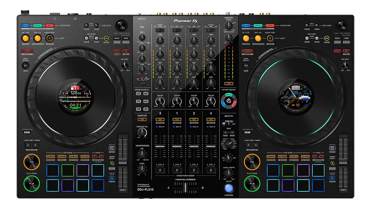 Comparativa: DDJ-FLX2 vs DDJ-FLX4 vs DDJ-FLX10 – ¿Cuál es el indicado para ti? 2 Pioneer DJ DDJ-FLX10