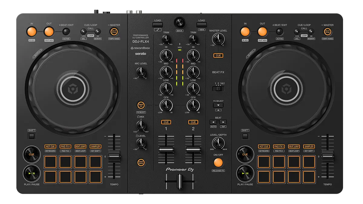 Comparativa: DDJ-FLX2 vs DDJ-FLX4 vs DDJ-FLX10 – ¿Cuál es el indicado para ti? 3 Pioneer DDJ-FLX4