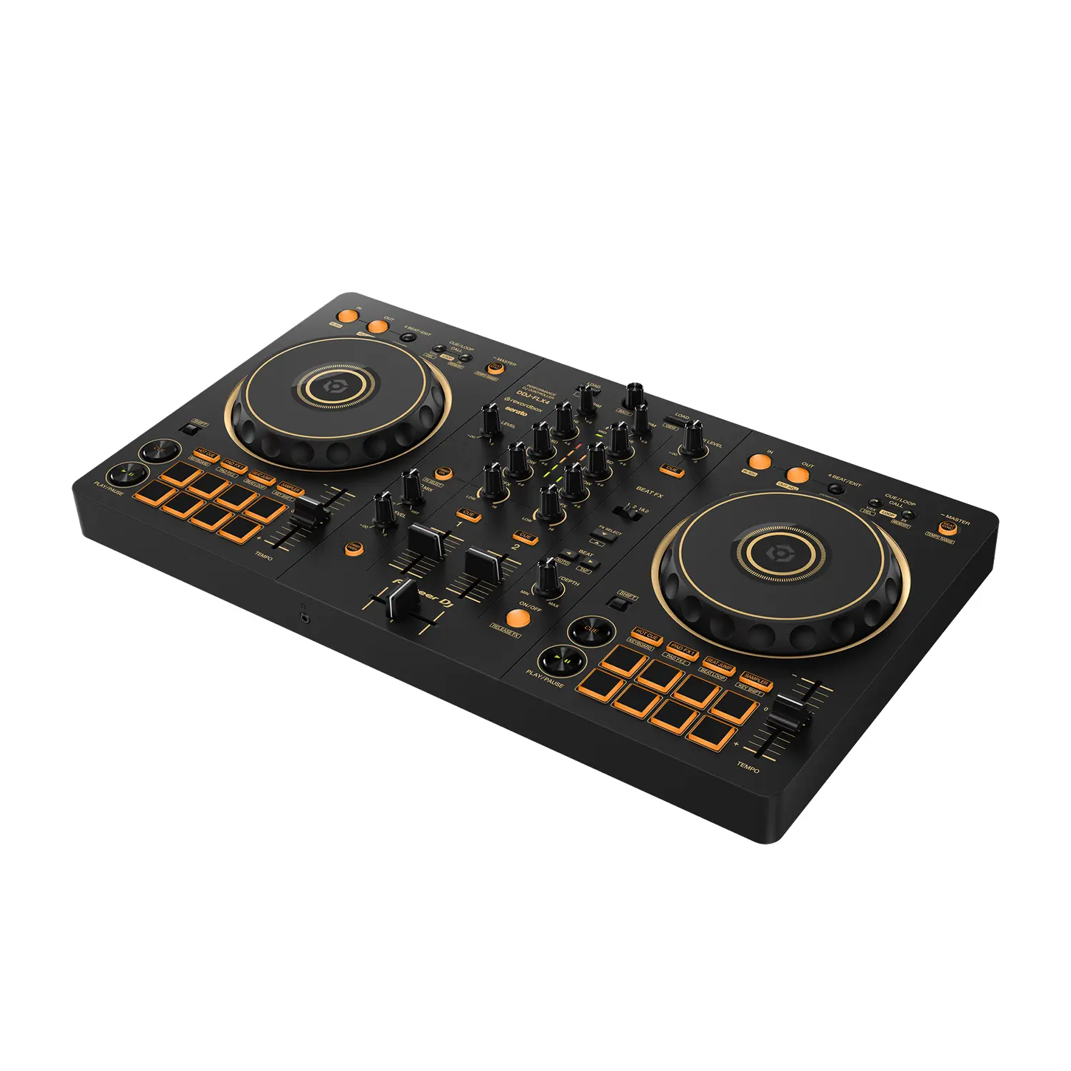 Pioneer DJ DDJ-FLX4-N - Controlador DJ para Rekordbox y Serato (Gold) Pioneer DJ DDJ-FLX4-N - Controlador DJ para Rekordbox y Serato (Gold)