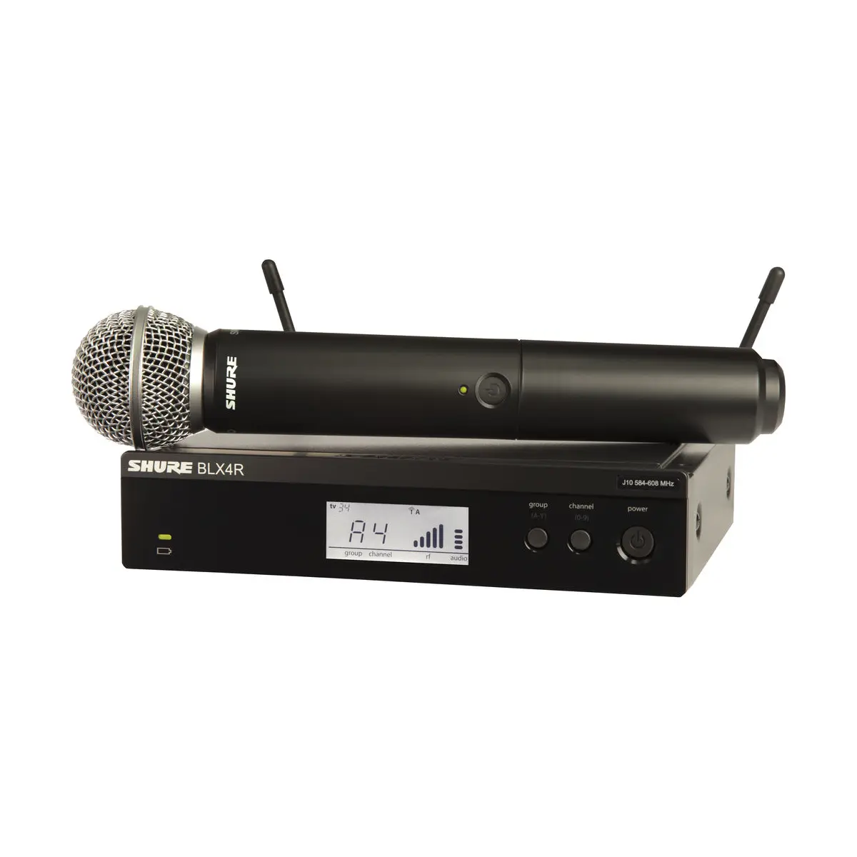 Shure BLX24R/SM58 Sistema de micrófono inalámbrico de mano Shure BLX24R/SM58 Sistema de micrófono inalámbrico de mano