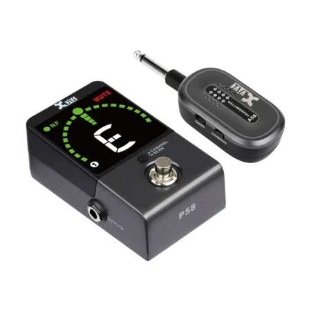 Xvive P58 Sistema inalámbrico de pedales y afinador para guitarra