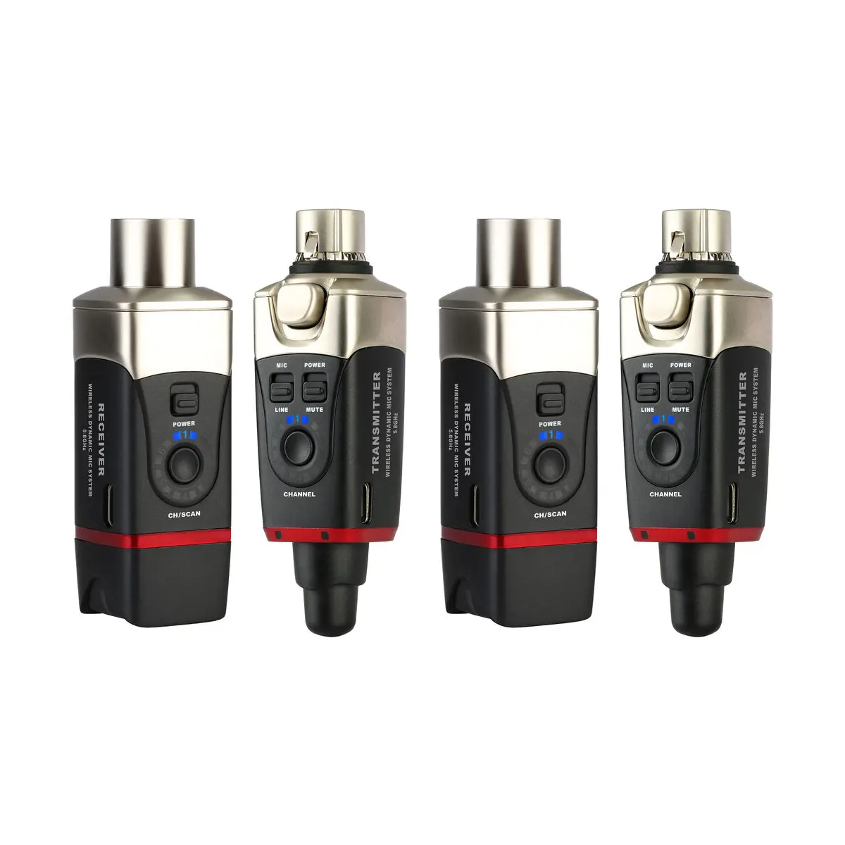 Xvive U35D Sistema inalámbrico dual para micrófonos dinámicos Xvive U35D Sistema inalámbrico dual para micrófonos dinámicos