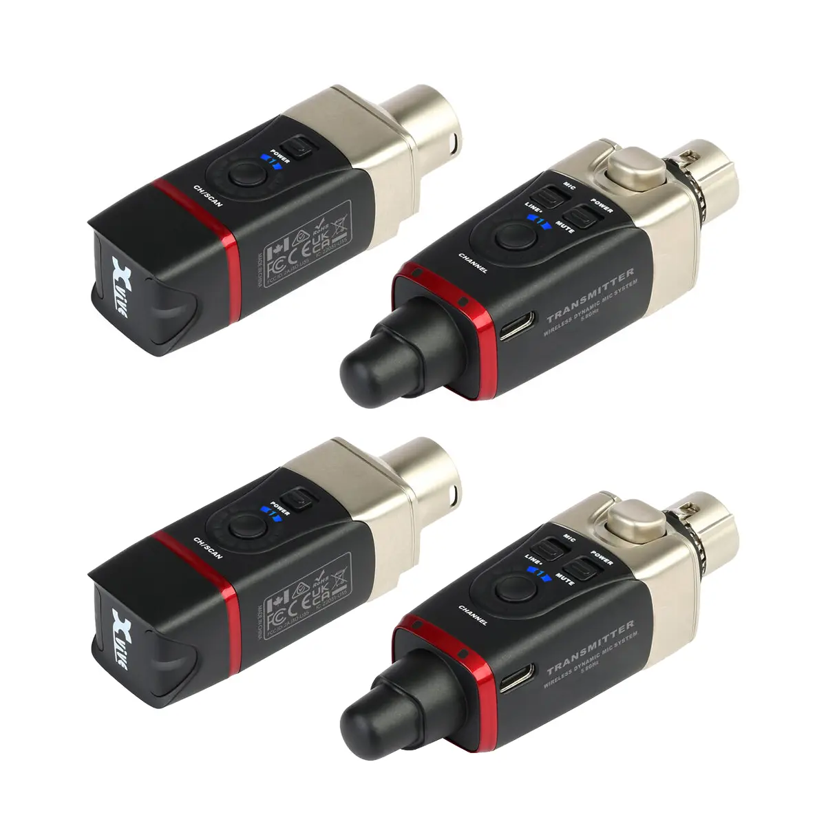 Xvive U35D Sistema inalámbrico dual para micrófonos dinámicos Xvive U35D Sistema inalámbrico dual para micrófonos dinámicos