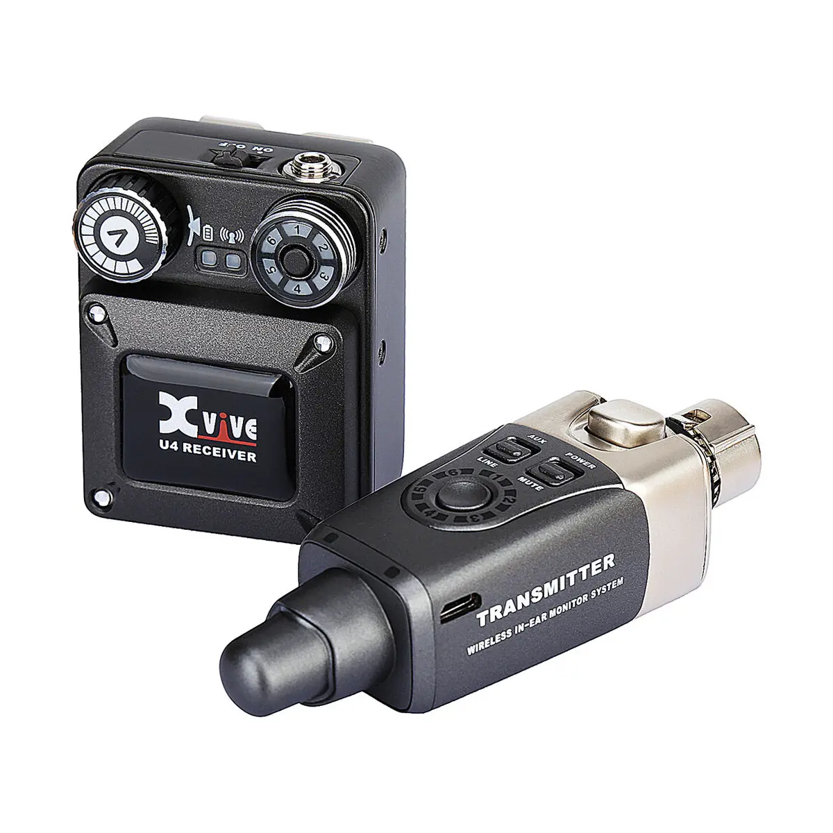 Xvive U4 Sistema de monitorización intraauricular inalámbrico con un receptor Xvive U4 Sistema de monitorización intraauricular inalámbrico con un receptor