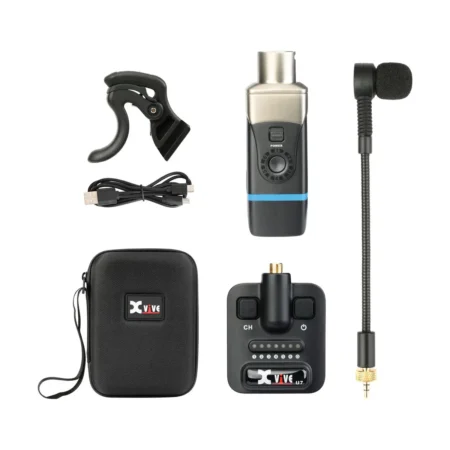 Xvive U7 Sistema inalámbrico para saxofón y trompeta con estuche